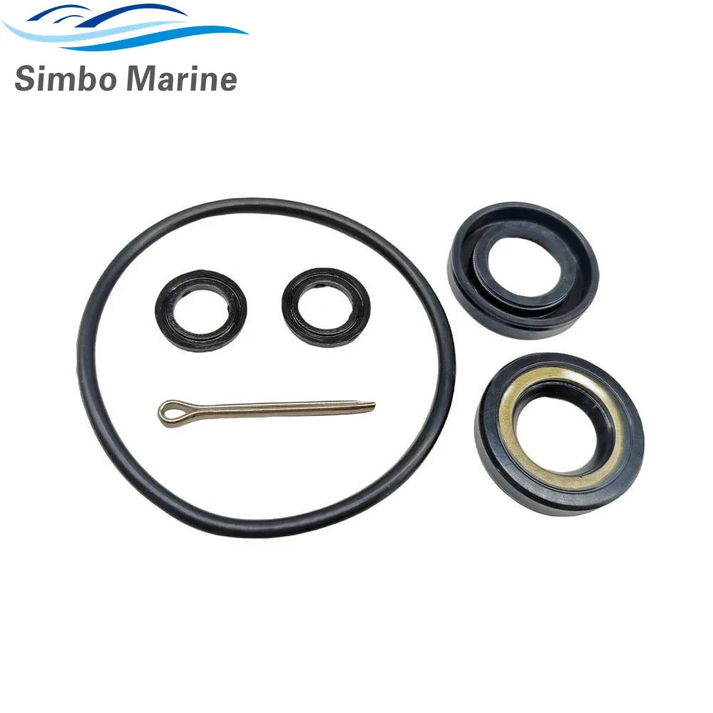 Outboard Lower Unit Gearcase Propeller Shaft Seal Kits for Suzuki 2 4str DT9.9 DF8 DF9.9 DF15 09289-17L02 09289-17006