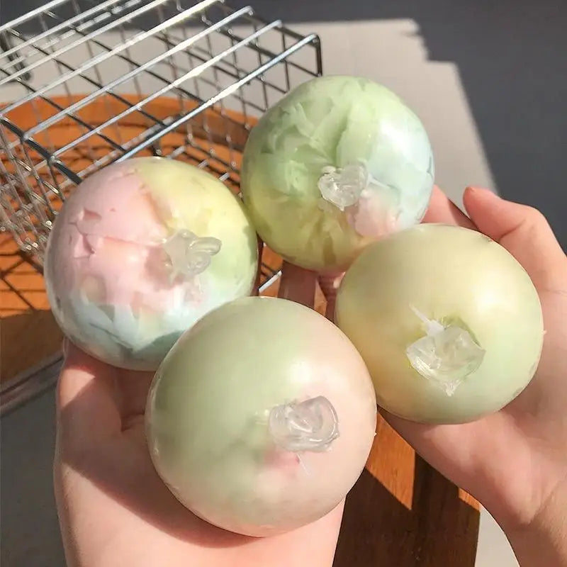1Pcs Slow Rebound Wax Skin Stress Ball Quiet Sensory Fidget Toy Stress Relief Squeeze Toy For Kids Adults Daily Relax