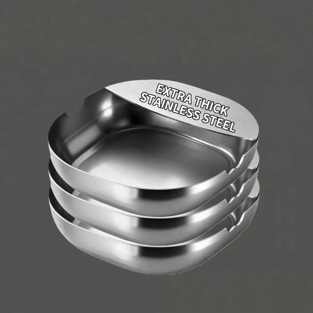 Stainless Steel Spoon Rest Kitchen Utensil Holder Spatula Rack Ladle Chopsticks Holder Drip Tray Countertop Organizer