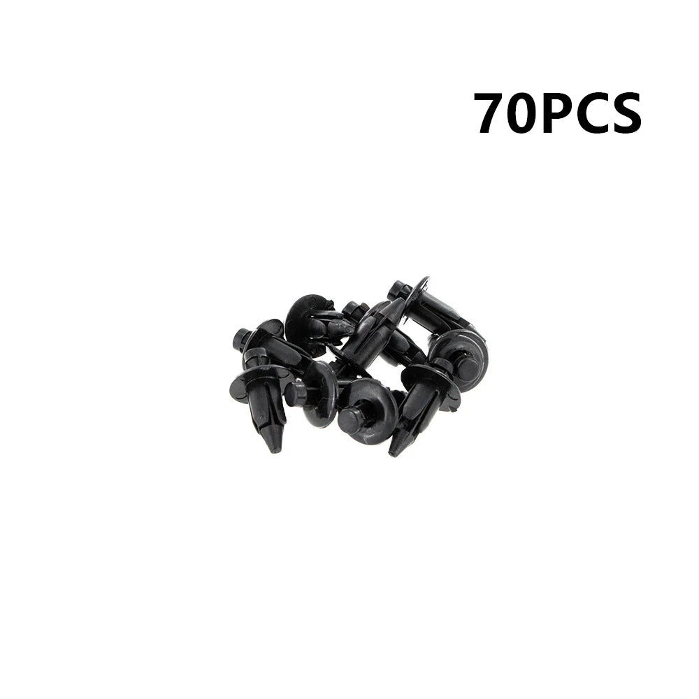 20/50/100 Pcs Motorcycle Fairing Clips 6mm –Universal Plastic Rivet Fasteners – Uses for Honda Yamaha Suzuki Kawasaki Models