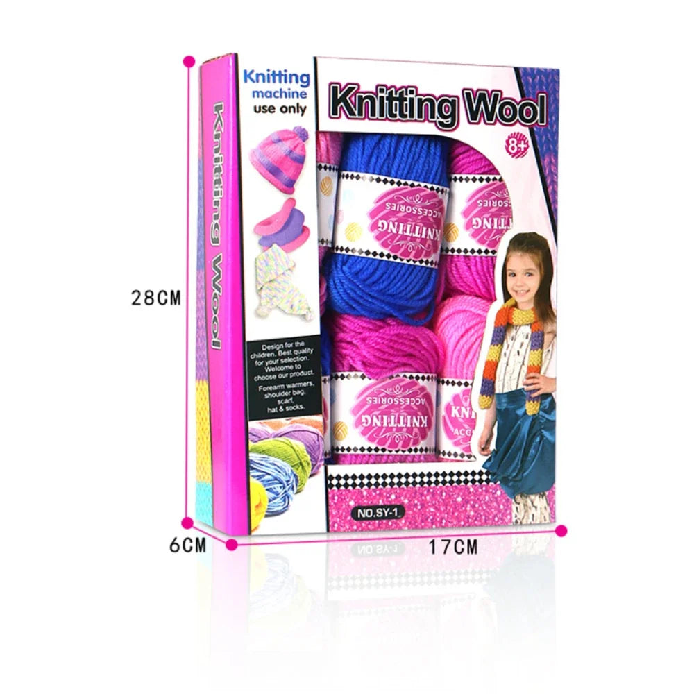Automatic Knitting Machine, 22 Stitches Smart Knitting Board Rotary Double Crochet Knitting Machine Kit for Adults or Beginners