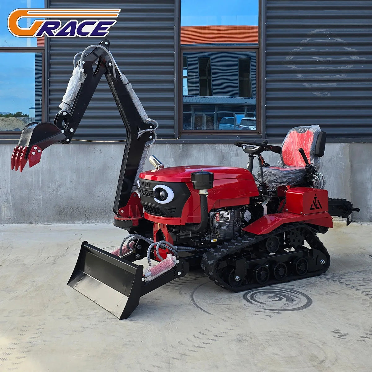 Chinese tiller cultivator 25HP 35HP 40HP cultivators mini tiller rotary crawler tractor for Deposit price