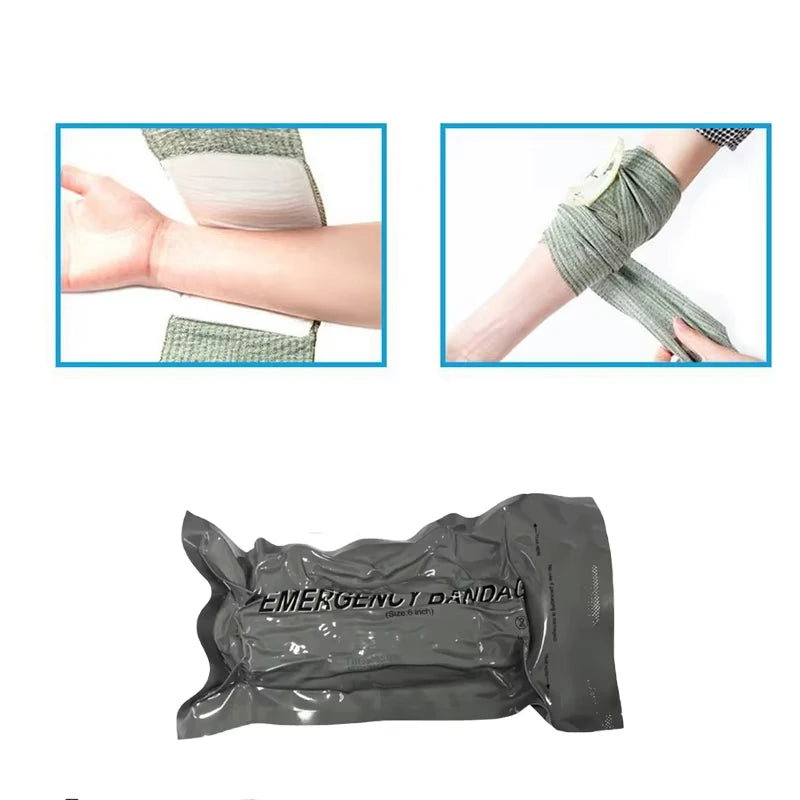 Medical Trauma Kit Israeli Bandage 4/6/8inch Emergency First Aid for Outdoor Camping Hiking - Wound Care Security Protection