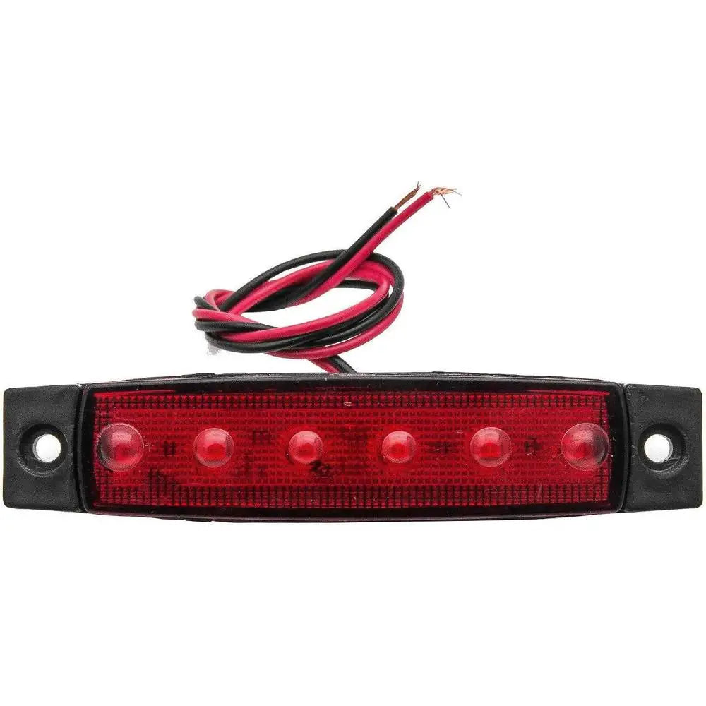 30/10pcs Side Marker Lights 12V 6LED SMD Side Marker Lights Side Marker Light Clearance Indicator