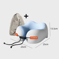 1Pc/Set Travel Memory Cotton U-shaped Pillow - Soft Washable Portable Neck Support for Airplane Spine Care & Travel Rest