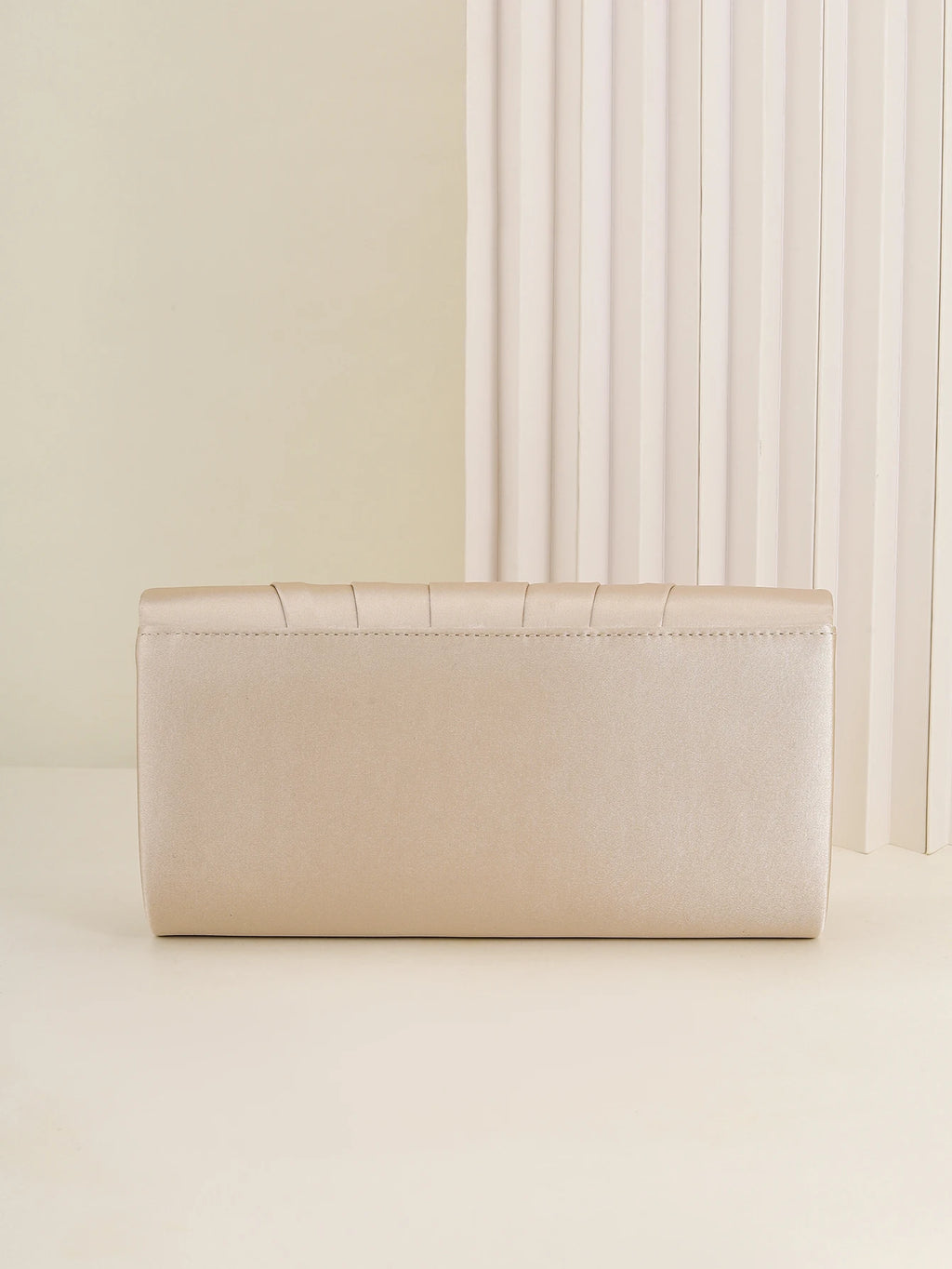 Ladies Dinner Bag Pleated Solid Color Clutch Party Dinner Wedding Light Luxury Envelope Evening Bag for Prom, Dinner/Banquet