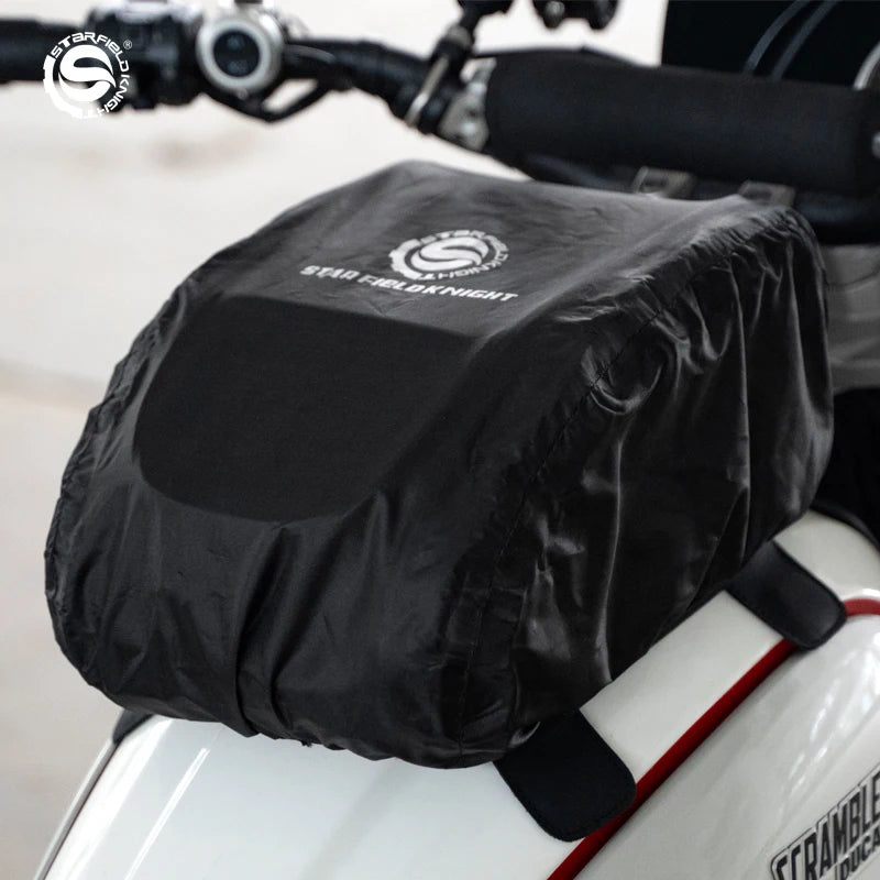 Motorcycle Seat Back Bag Tail Box Waterproof Riding Racing Large Capacity Hard Case Luggage Bag Black Fuel Tank Motorbike Bags