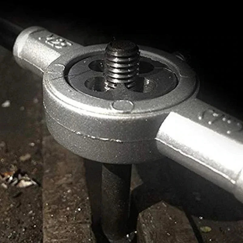 Round Die Wrench Adjustable Manual Die Wrench Holder Circular Die Handle Hand Tool For Dies Threading Tools
