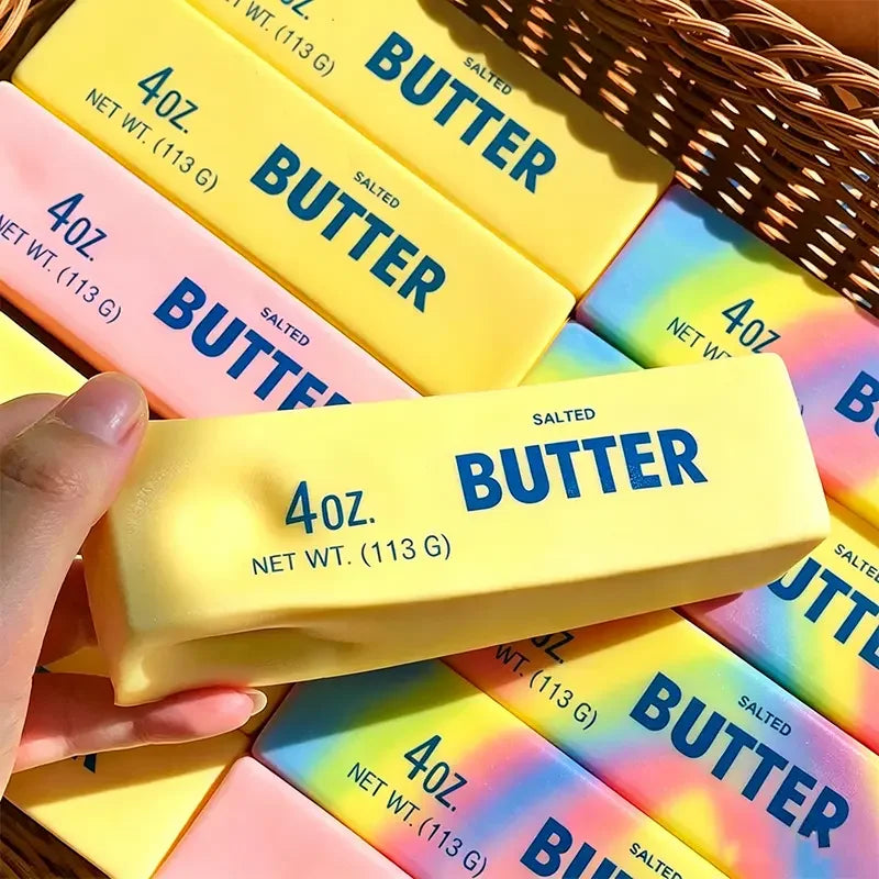 Squishy Butter Stick Fidget Toy Sticky Butter Stick Slow Rebound Stress Ball Squeeze Toy Anti-stress Sensory Toy for Adults