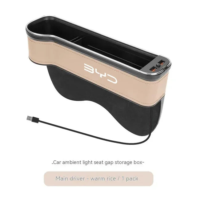 Car Sewable Chair Storage Box For BYD Atto 3  YUAN PLUS Decoration Act Seal Tang F3 E6 Yuan Song Plus EV F0 Qin Han Dolphin S6
