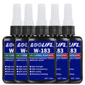 Loolifl Hot-Selling 183-1000ml Strong Curing Adhesive, Uv Glue Shadowless Adhesive for Glass, Crystal, Metal, Abs, Nail Art, DIY Crafts, Comes with Uv Curing Lamp