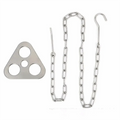 Cooking Accessories Portable BBQ Tripod Detachable Adjustable Camping Tripod Multifunction Hanging Rack Picnic