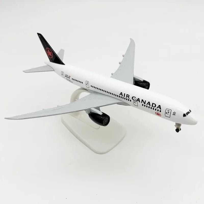 20cm Scale Aircraft Canada B787 Airways Toy Planes Model Airplane Alloy Metal Plane Model For Hobby Collected