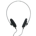 Poyatu Retro Headphone Stereo Open On-ear Lightweight Headset Earphones 50mm Unit Detachable MMCX Cable Metal Headband