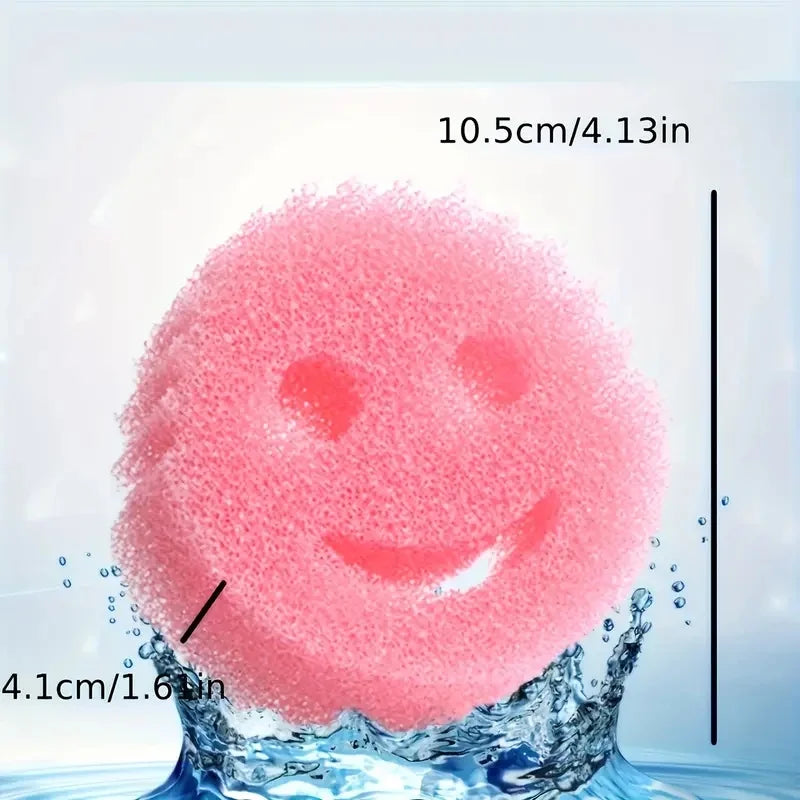 Double Sided Sponge Set - Scratch Free Deep Clean Kitchen Bathroom More Ergonomic Design Sponge Holder for Kitchen Sinks