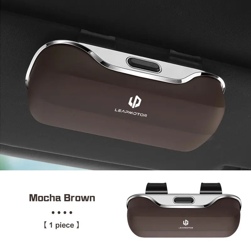 Car Driving Glasses Case Sun Visor Glasses Storage For Leapmotor T03 S01 C11 C01 C10 C16 B10 Series Auto Interior Accessories