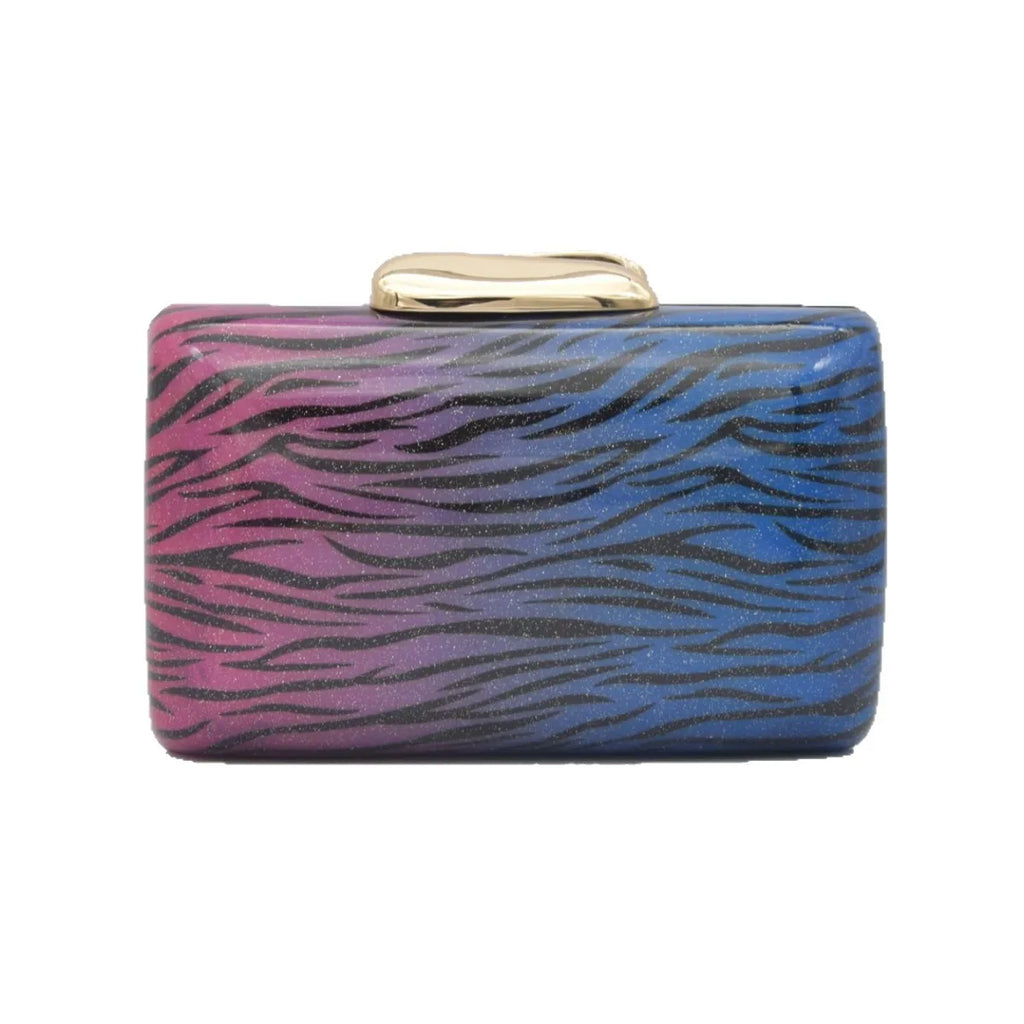 Acrylic clutch bag women designer evening party box purse 2025 new pink green white color handbag wholsale