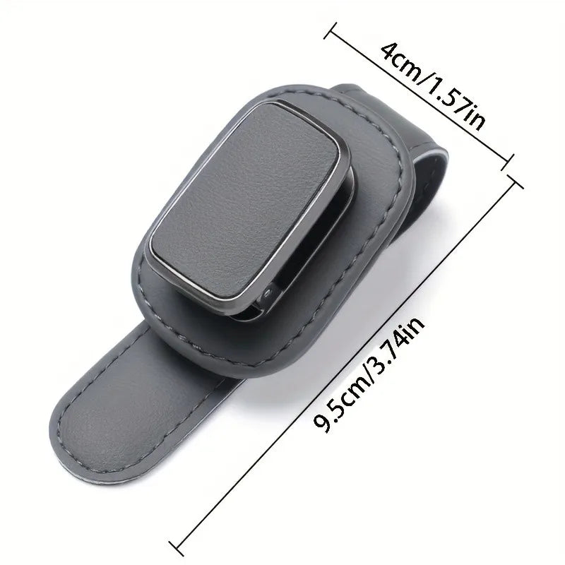 Car Sunglasses Holder Clip – Sun Visor Eyeglass Organizer for Secure Storage and Easy Access