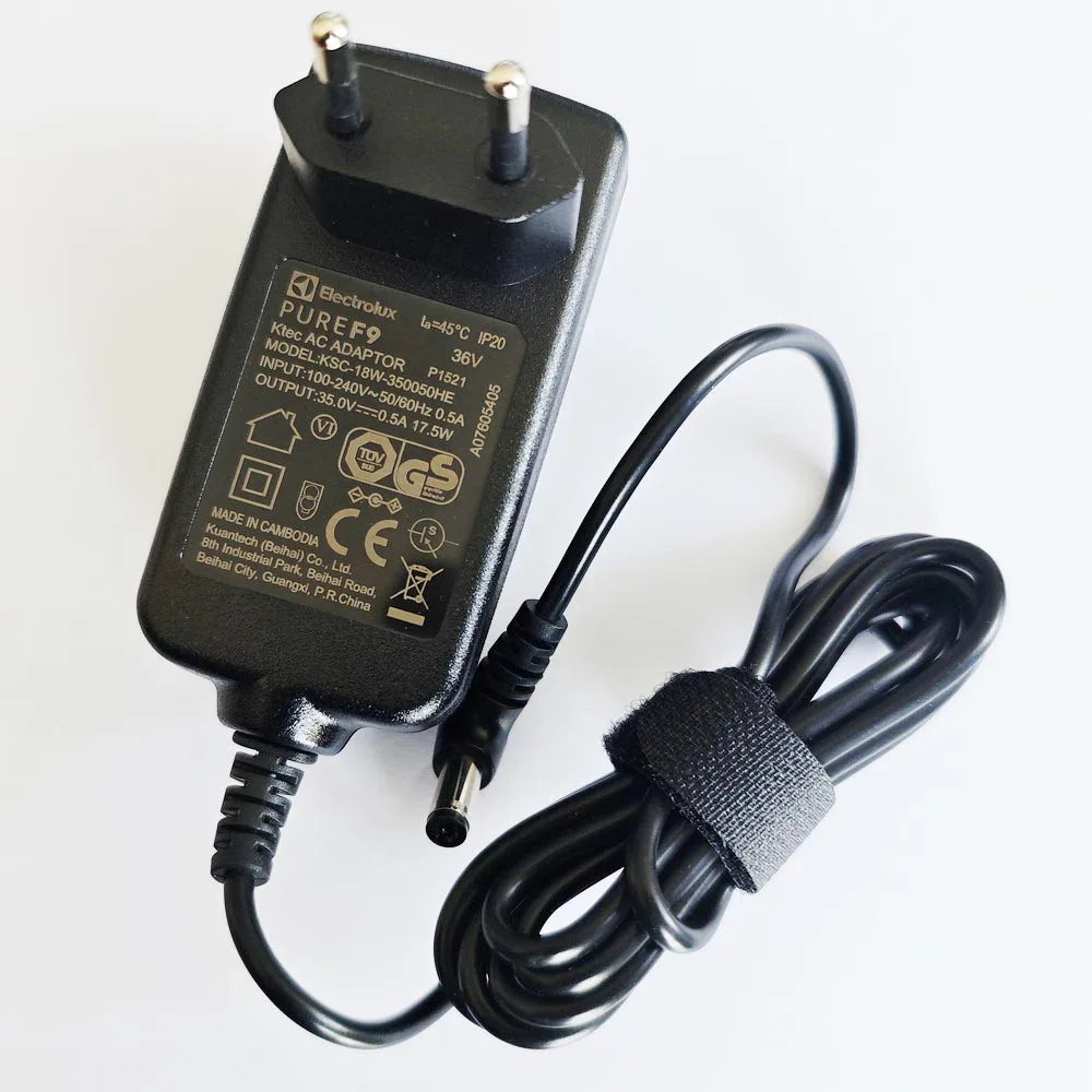 35V 0.5A 500mA Adapter Charger 36V For Electrolux PURE Q9 AEG FX9 PF91-6BWF F9 BedPro Vacuum Cleaner 29.6V 29.5V 28.8V