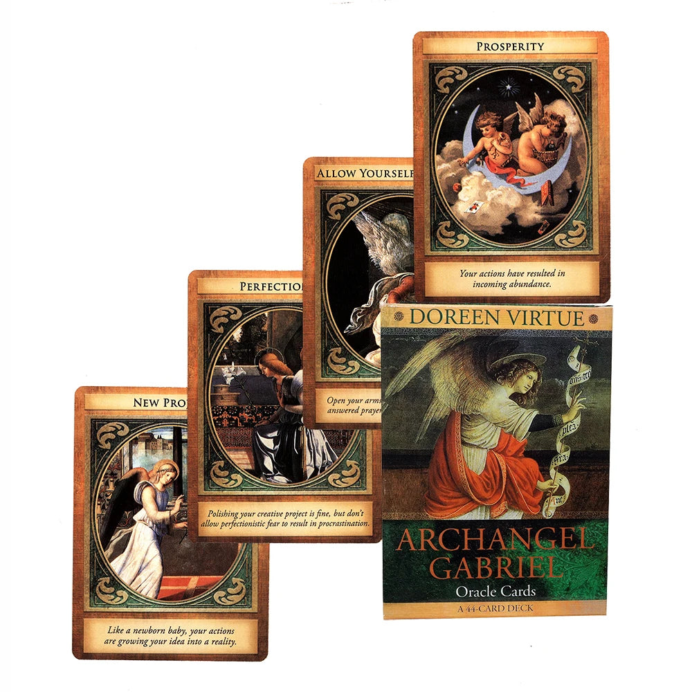 Popular Great Doreen Virtue Angel Series Oracle Cards Archangel Gabriel Cards  Tarot Cards for Beginners with PDF Guidebook