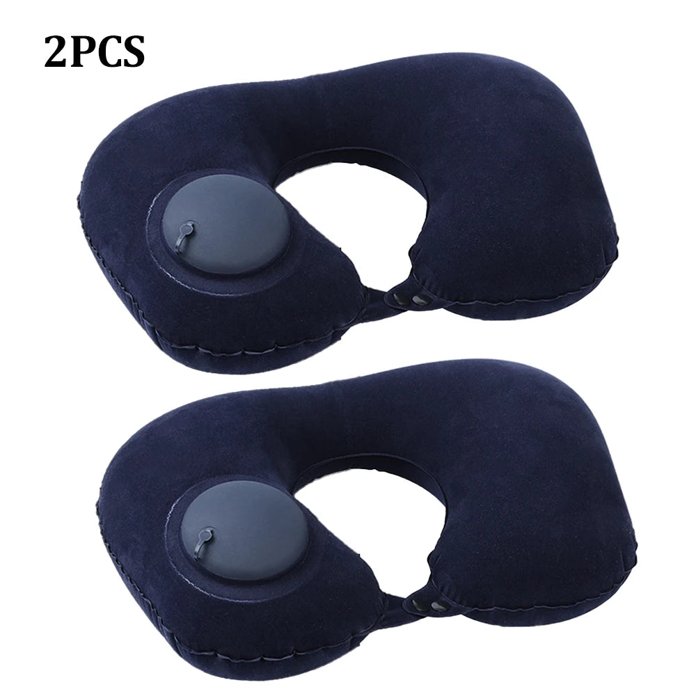 Inflatable Neck Pillow for Traveling, Blow Up Neck Pillows for Air Travel, Travel Pillows, Inflatable U-shaped Pillow