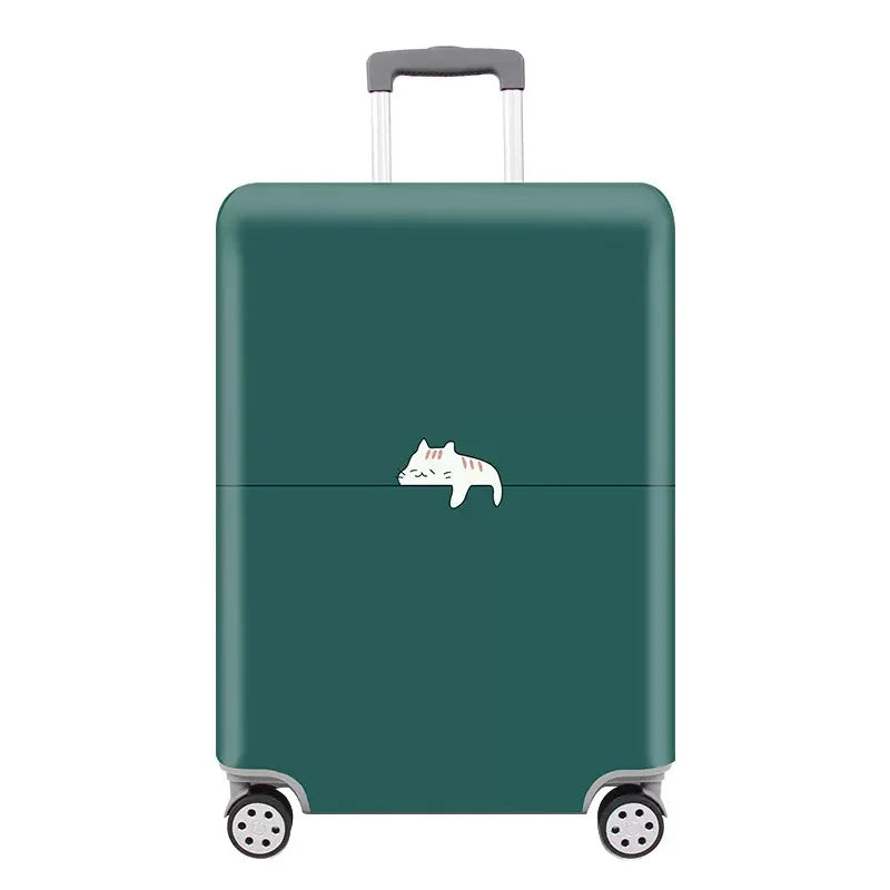 Thick Elastic Cartoon Luggage Protective Cover Zipper Suit For 18-32 inch Bag Suitcase Covers Trolley Cover Travel Accessories