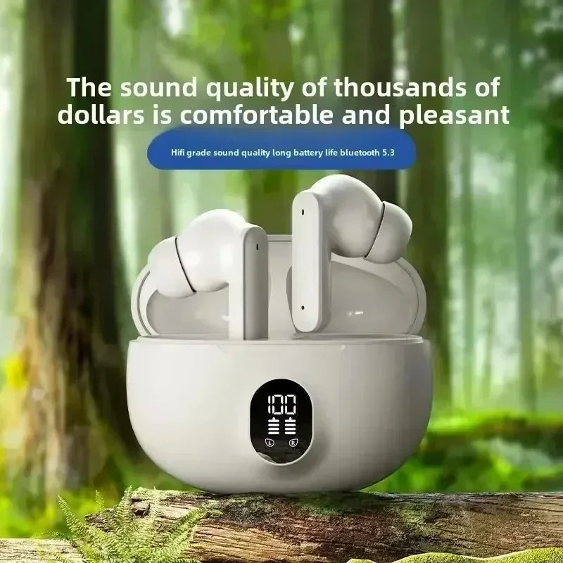 In-ear Bluetooth Headset LED Smart Digital Display Touch Sports Earphones HD Call 0 Delay TWS Wireless Earplug