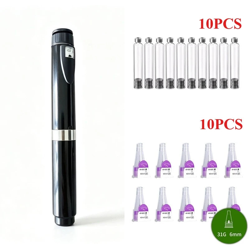 Insulin Vial Storage Case Peptide Storage Box 10/15/30 Grids Storage Bags Medicine Cases Portable Storage Bag Peptide Case