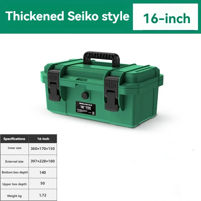 BAOLIAN Portable Plastic Tool Box Waterproof Professional MF Electrician Storage Protective Shockproof Suitcase Tool Box
