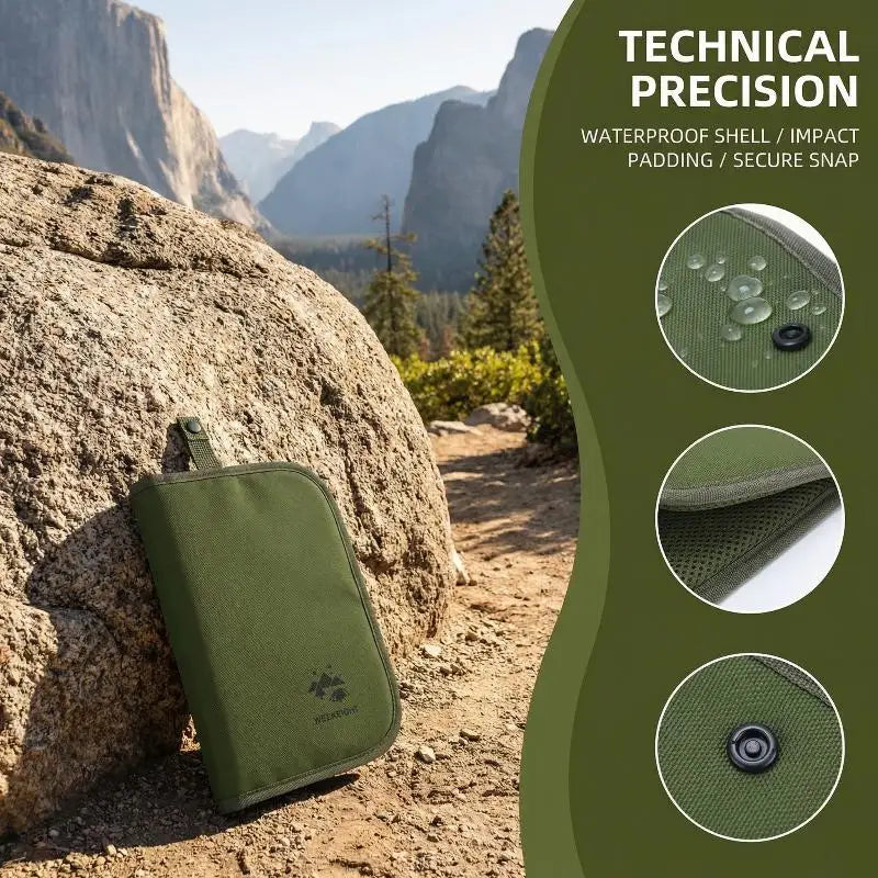 Foldable Waterproof Beach Cushion 600D Oxford Cloth Lightweight Outdoor Sitting Pad for Camping Hiking Picnic Travel