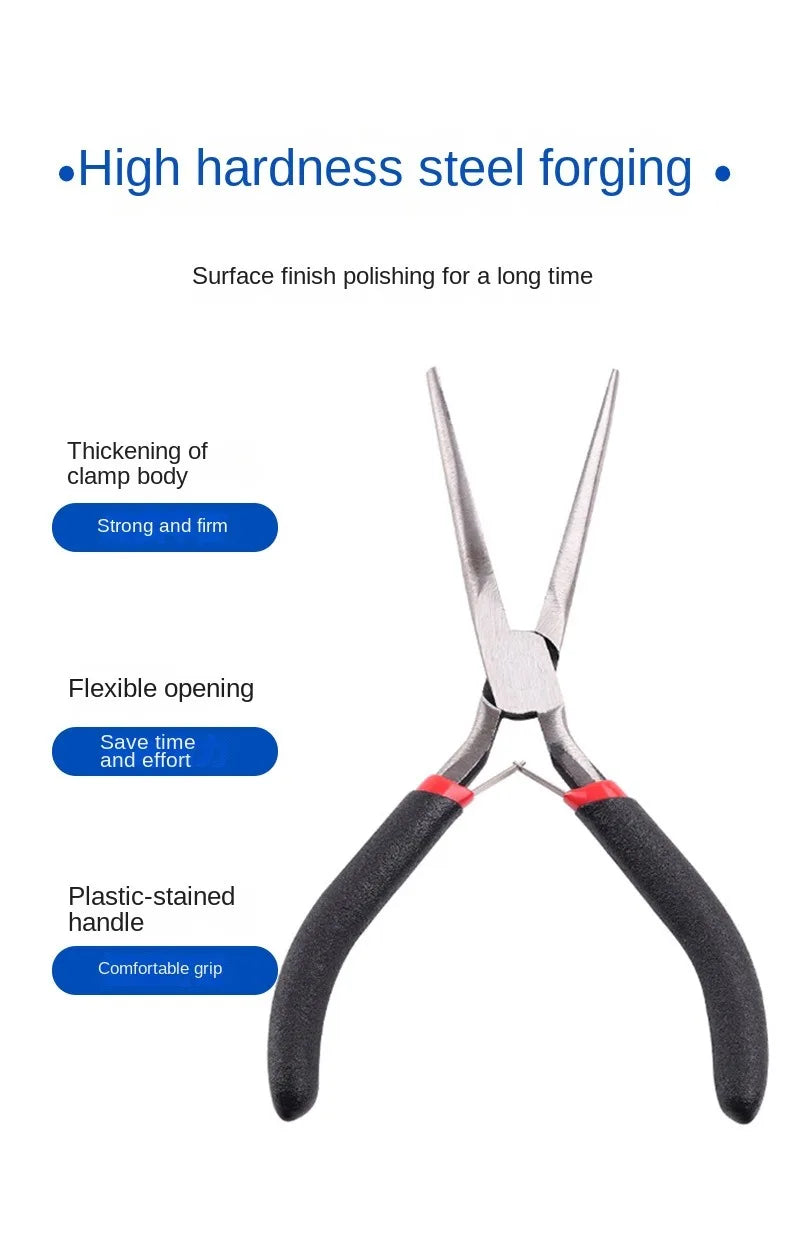 Multi tool Long Nose Plier Needle Nose Plier Forceps Repair Hand Tool