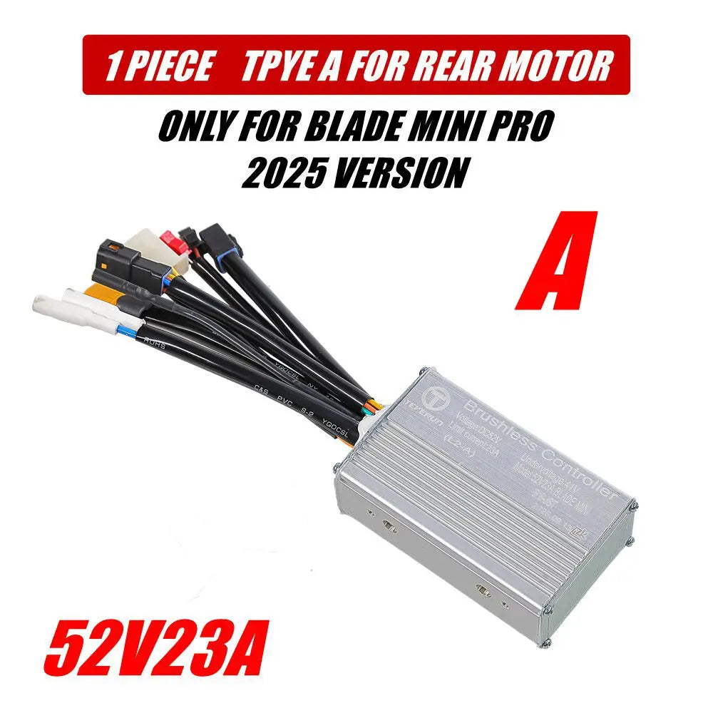 2025 New Version 52V23A Controller for TEVERUN BLADE MINI PRO Electric Scooter 52V 23A Newest APP Version for Front & Rear Motor