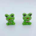 10pcs Cute Cartoon Frog Resin Pendants Heart shaped Watermelon Bow Flat Pendant DIY Earrings Bracelet Necklace Jewelry Making Ac