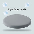 Round Ice Silk Fiber Fabric Seat Cushion Rebound Memory Foam Stools Chair Cushion Japanese Solid Thick Soft Comfy Butt Cushion