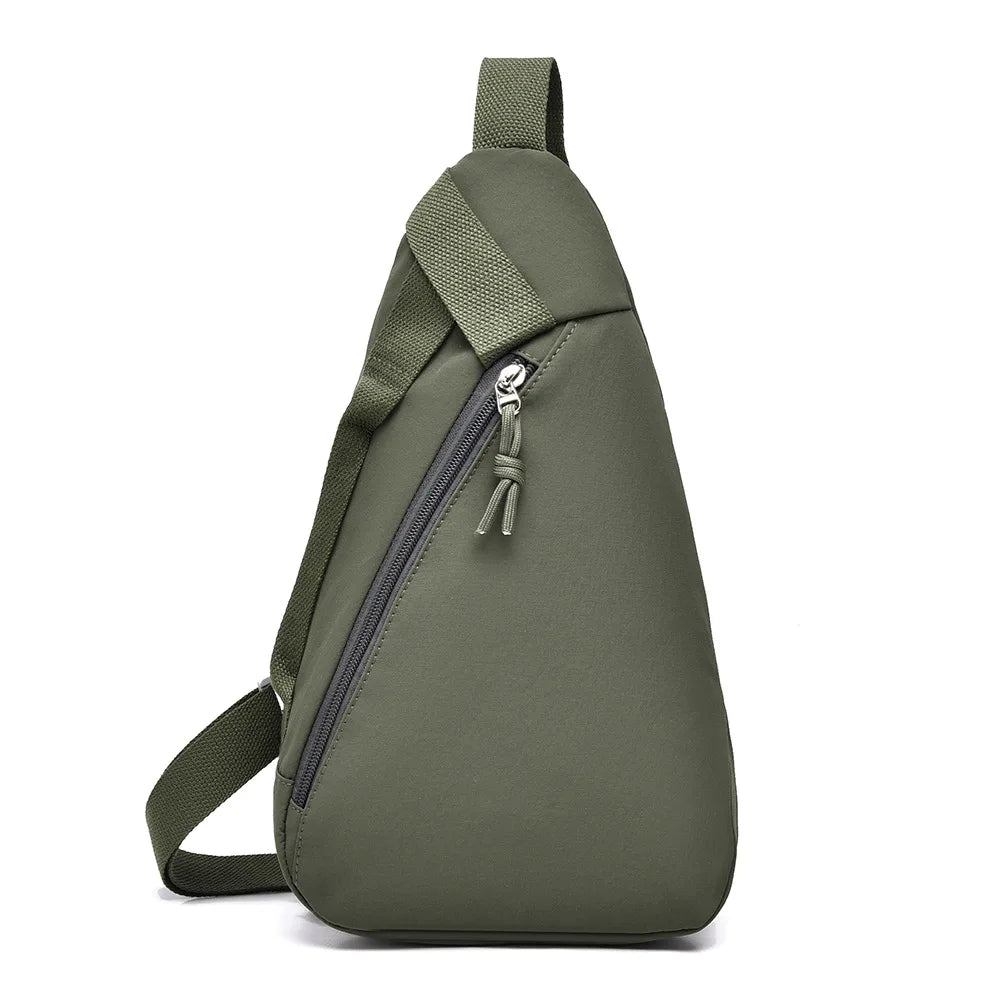 Men's Chest Bag Business Casual Multi-Functional Large-Capacity Crossbody Bag Women Japanese-Style Stylish Single-Shoulder Bag
