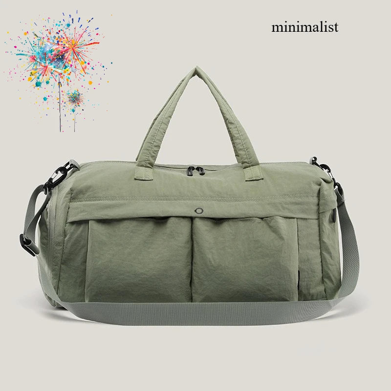 2026 Simple and unisex fitness bagpopular large capacity sports travel bag, men's and women's universal swimming bag, dry wet