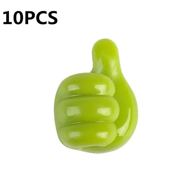 Hand-shaped Rubber Holder Glasses Cable Power Cord Charging Line Self Adhesive Mini Hook Car Storag Organizer Gadget Decorations