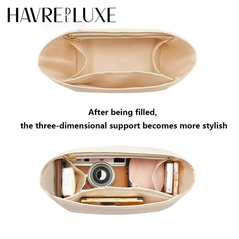 Bag organizer insert for Longchamp bag nylon material super strong fit bag support handbag insert bag accessories