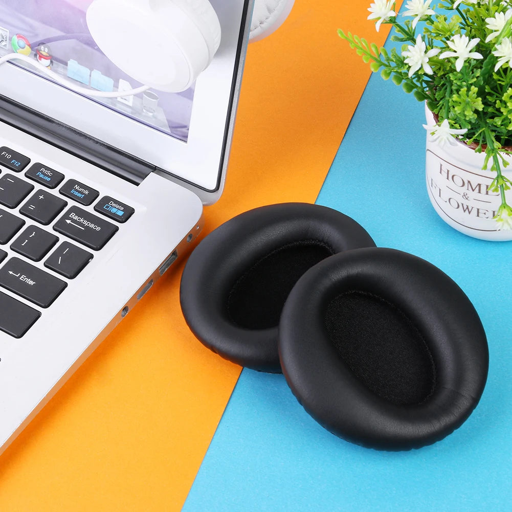 1 Pair Replacement Earpads Ear Pads Memory Foam Ear Cushions Covers PU Leather Headphone Earpads for COWIN E7/E7 Pro Headphones