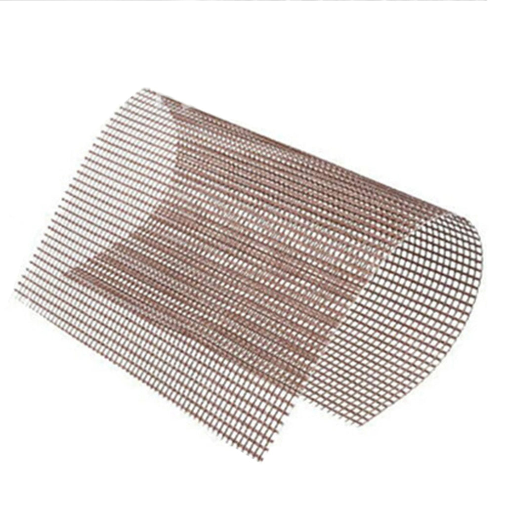BBQ Grill Mesh Non-Stick Mat Reusable Sheet Heat Resistant Barbecue Net BBQ Grill durable Non-Stick Mesh Heat Resistant