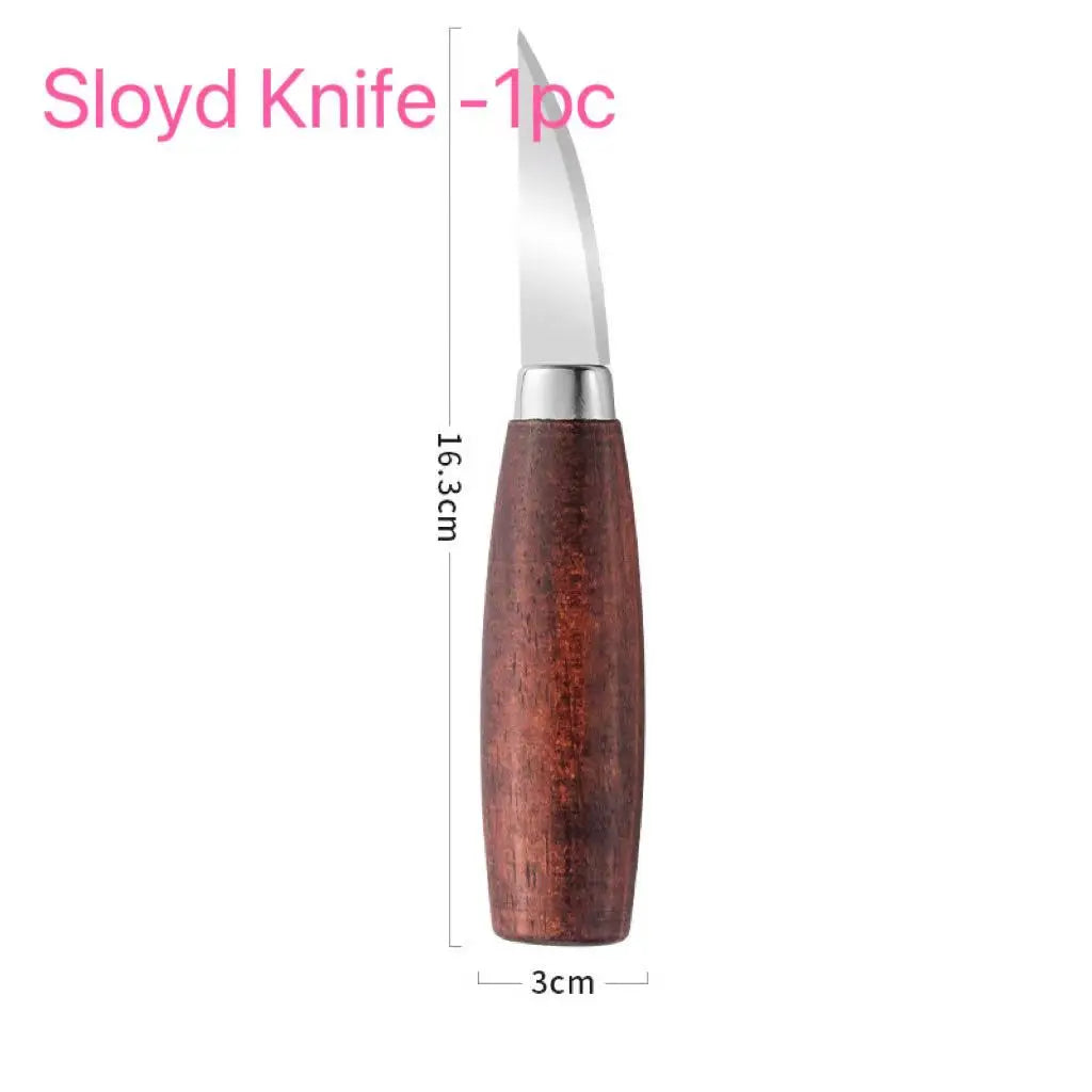 Wood Carving Tools Set Hand Chisel Cutter DIY Woodworking Knife for Spoon Pumpkin Sculpting Gift for Beginners