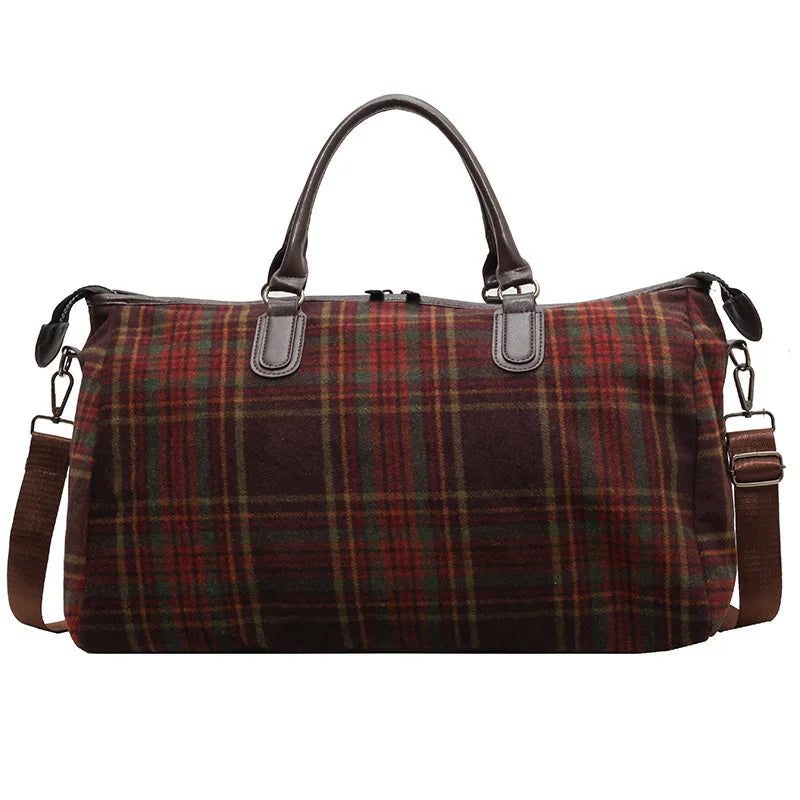 New Travel Bag Large Capacity Commuter Crossbody Yoga Fitness Sports Bag Check-In Luggage Storage Bag Unisex Urban Minimalist