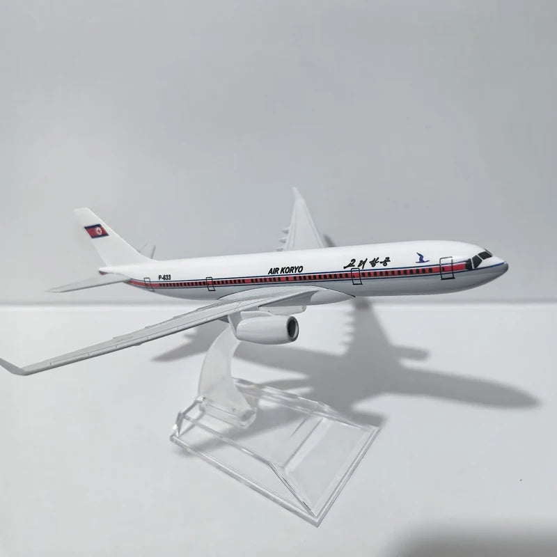 JASON TUTU 16cm Air North Korea Air Bus A330 Airplane Model Airplane Diecast Metal 1/400 Scale Planes KORYO 330