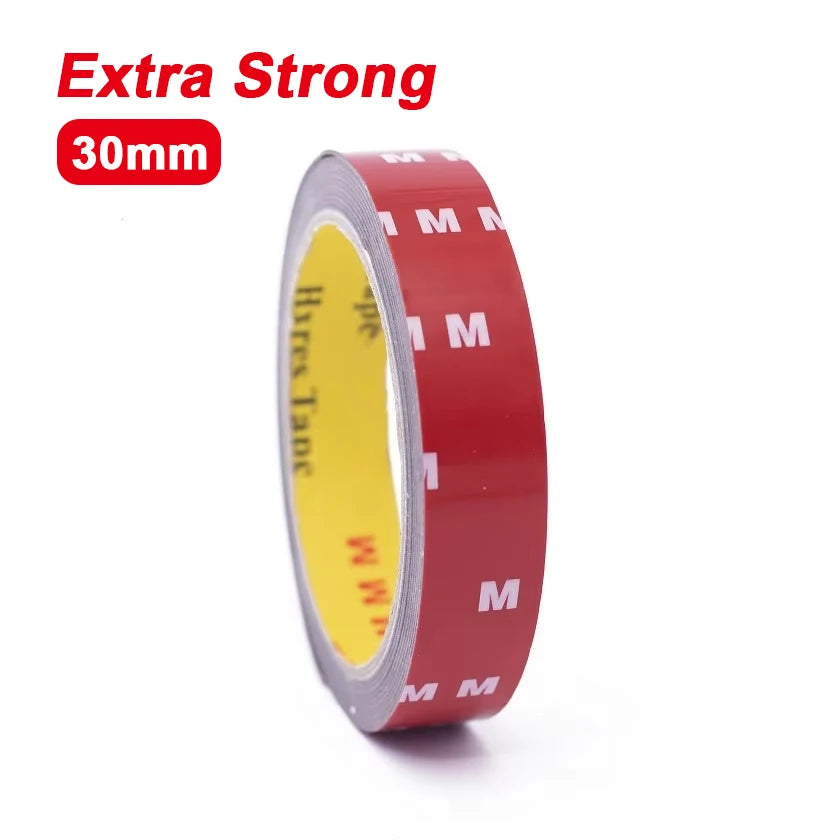3Meters Double Sided Adhesive Tape Extra Strong 0.8mm Thick High Viscosity For Car Special Mounting Fixing Tear Off No Residue