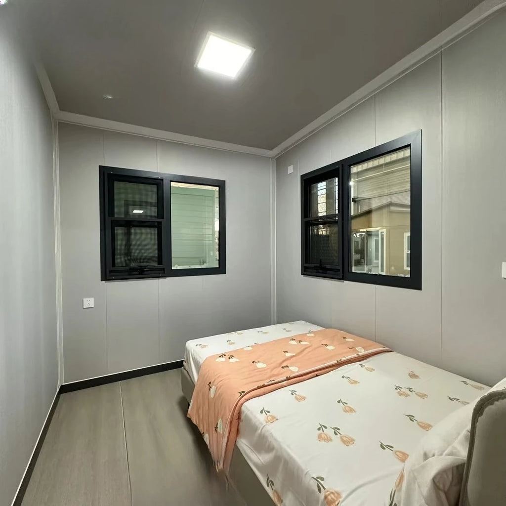 Factory‑Made Luxury 20ft 40ft Expandable Container House Insulated Antiseismic Steel Double‑Wing Folding Prefabricated Container