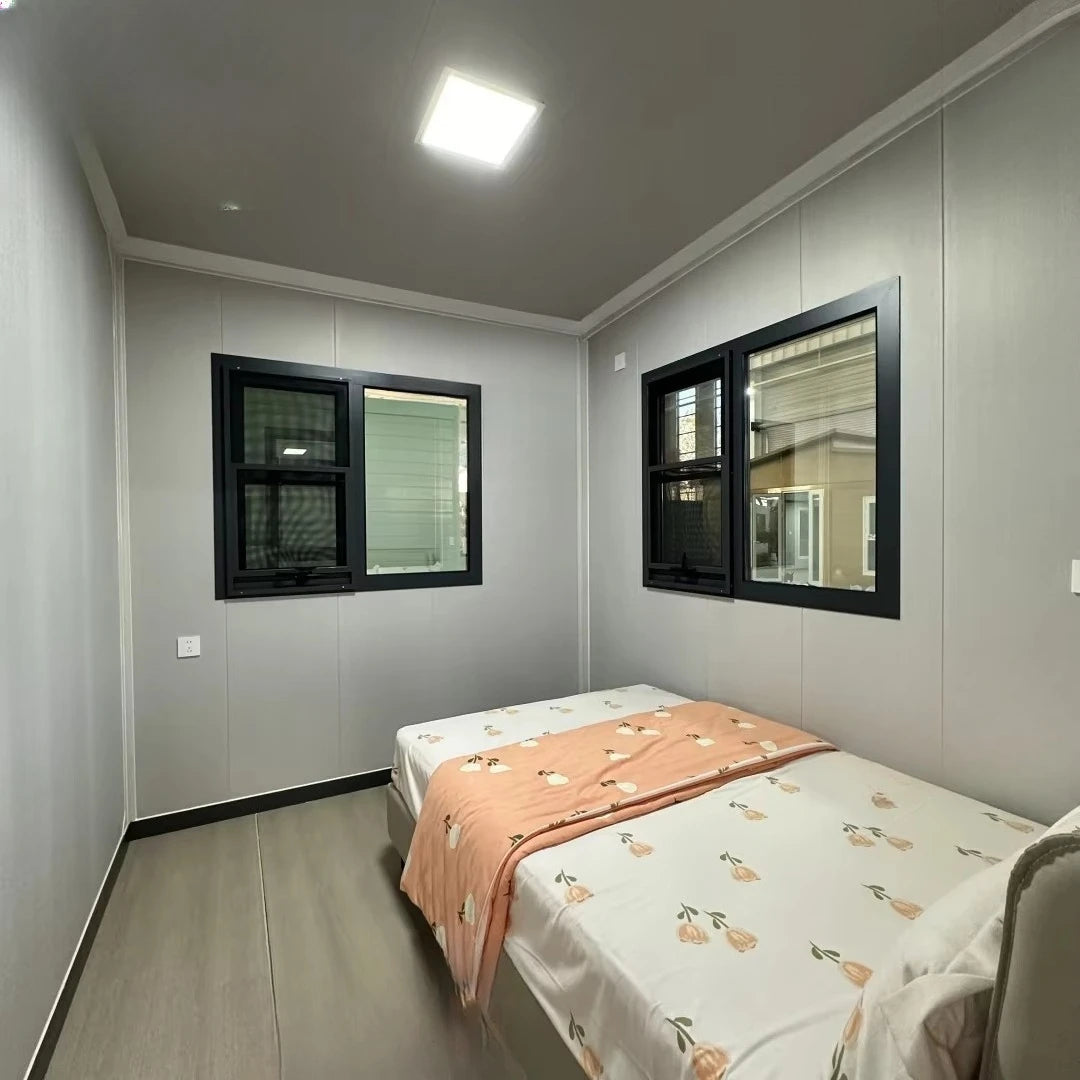 Factory‑Made Luxury 20ft 40ft Expandable Container House Insulated Antiseismic Steel Double‑Wing Folding Prefabricated Container