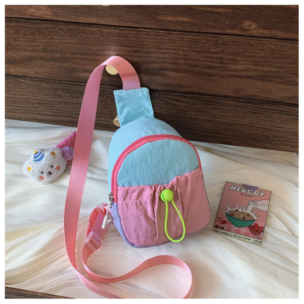 Children Chest Bag Fashionable Kid Crossbody Bag Cute Waist Storage Pouch Boys And Girls Zipper Coin Purse Children's Gifts