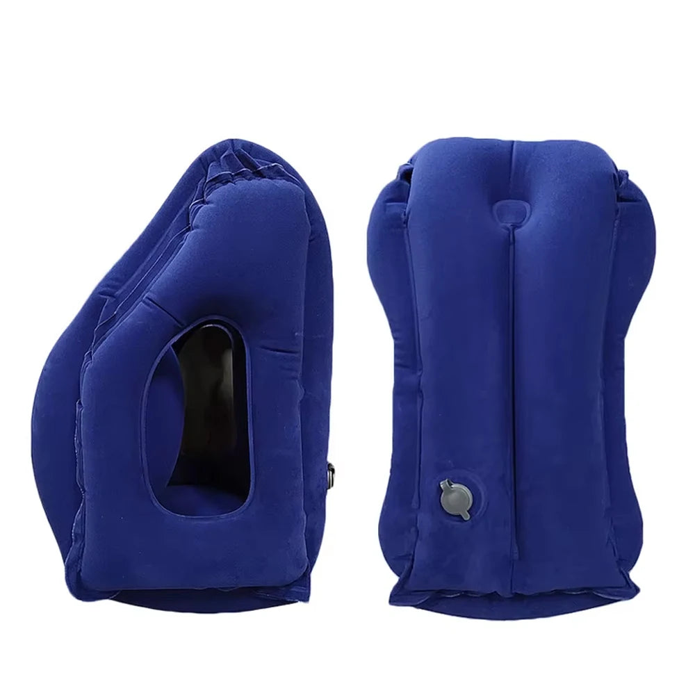 Inflatable Travel Pillow Office Nap Pillow  Airplane Flight Outdoor Sleeping Bag Train Pillow Sleepf Portable Cushion Neck Pillo
