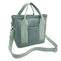 Multi-pocket Japanese Style Crossbody Bag Handbag Large Capacity Pure Color Tote Bag Mommy Bag Message Bag Canvas Shoulder Bag
