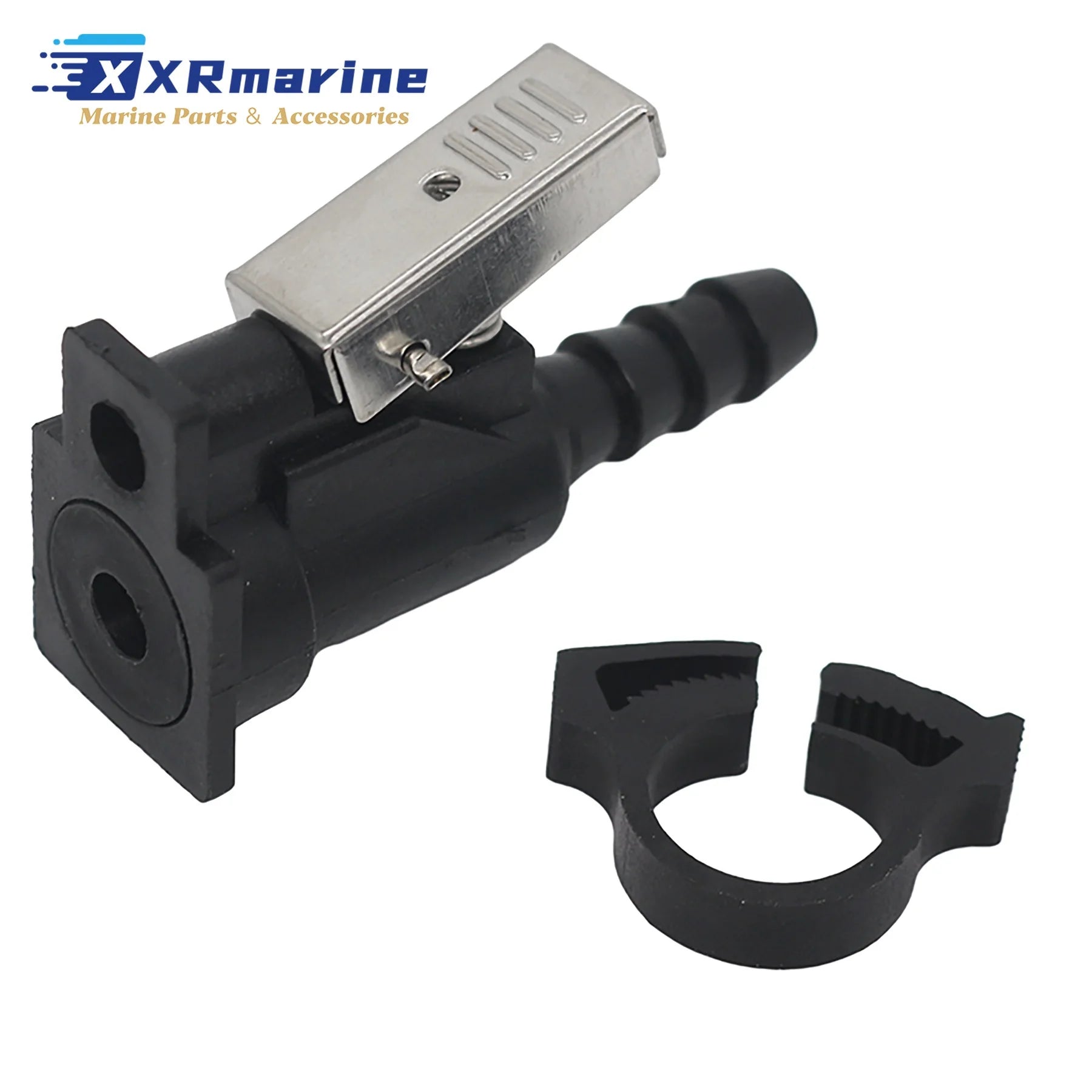 174508 8mm 5/16" Fuel Line Connector Fits for Johnson Evinrude 2.5 To 250 HP Outboard Engines Replaces 176745 775640
